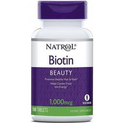 Natrol Biotin 1000mcg 100 tablets 100 pcs