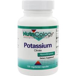 NutriCology Potassium Citrate 120 Capsules