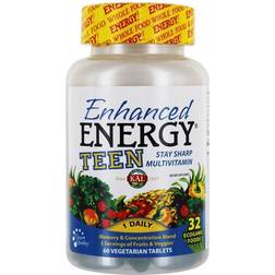 Kal Enhanced Energy TEEN 60 Vegetarian Tablets