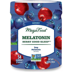 MegaFood Melatonin Berry Good Sleep Gummies Berry 3 mg 54 Gummies