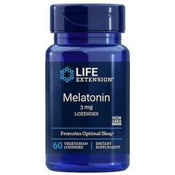 Life Extension Melatonin 3mg 60 Vegetariske Sugetabletter
