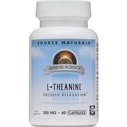 Source Naturals L-Theanine 200 mg. 60 Capsules