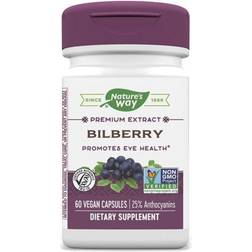 Natures Way Bilberry 60 Vegan Capsules