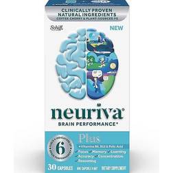 Neuriva Plus Brain Performance Supplement 30 Capsules 30 pcs