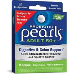 Enzymatic Therapy Natures Way Probiotic Pearls Adult 50 30 Softgels