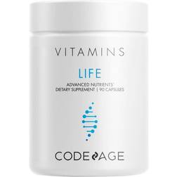 Codeage Life Vitamin D3 Methylfolate & Methylcobalamin Supplement 5 MTHF Multivitamin 90 Capsules