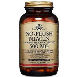 Solgar No-Flush Niacin 500 mg 100 Vegetable Capsules