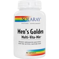 Solaray Men's Golden Multi-Vita-Min 90 Capsules