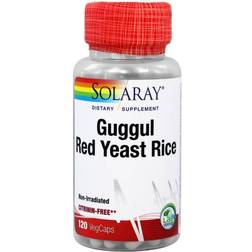 Solaray Non-Irradiated Guggul Red Yeast Rice Guaranteed Potency 120 Vegetable Capsule(s)