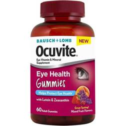 Bausch & Lomb Ocuvite Eye Health Gummies Mixed Fruit 60 Adult Gummies