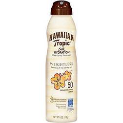 Hawaiian Tropic Silk Hydration Clear Spray Sunscreen Weightless SPF50 170g