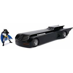 DC Comics Batman Animated Series Metals Diecast Model 1/24 Batmobile with Figure
