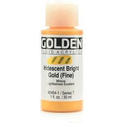 Golden Fluid Acrylics iridescent bright gold fine 1 oz