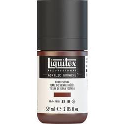 Liquitex Professional Acrylic Gouache burnt sienna 2 oz