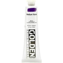 Golden Heavy Body Acrylics medium violet 2 oz