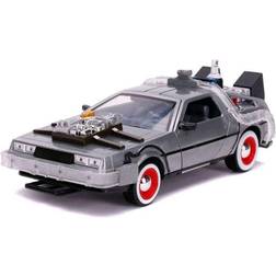 Jada Back To The Future III Time Machine Light-Up 1:24 Die Cast Vehicle