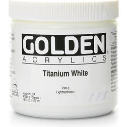 Golden Heavy Body Acrylics titanium white 16 oz