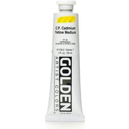 Golden Cadmium Yellow Medium Heavy Body Acrylic 2oz