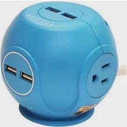 Accell D080B-049A Power Cutie Compact Surge Protector (Light Blue)