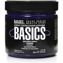 Liquitex Basics Acrylics Colors dioxazine purple 32 oz. jar