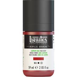 Liquitex Professional Acrylic Gouache cadmium free red deep 2 oz