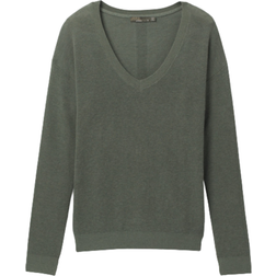 Prana Milani V-Neck Sweater - Kale