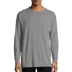 Hanes 1901 Long Sleeve T-shirt - Concrete Gray