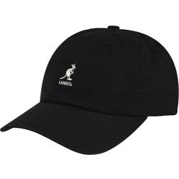 Kangol Washed Baseball Cap - Black