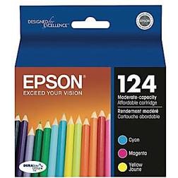 Epson 124 (Multicolour) Pack 3