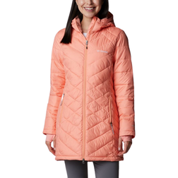 Columbia Women's Heavenly Long Hooded Jacket - Coral Reef