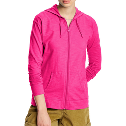 Hanes Women's Slub Jersey Hoodie - Amaranth