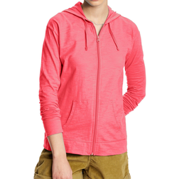 Hanes Women's Slub Jersey Hoodie - Briny Pink