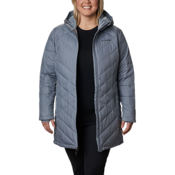 Columbia Women's Heavenly Long Hooded Jacket Plus - Tradewinds Grey