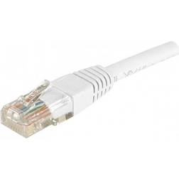 EXC RJ45 Catégorie 5e U/UTP Blanc 10 m 10m