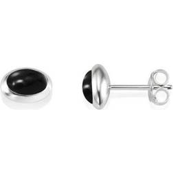 Brook & York Love Bead Ear - Silver/Black