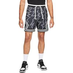 Nike Jordan Dri-FIT Air Printed Diamond Shorts - Black/Black/White