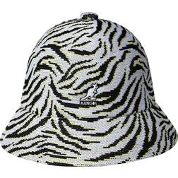 Kangol Vit Bucket Hatt - Carnival Casual White Zebra Bucket