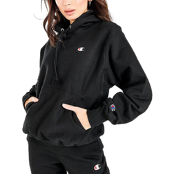 Champion Reverse Weave Boyfriend Hoodie - Black