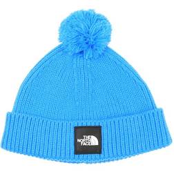 The North Face Littles Box Logo Pom Beanie - Hero Blue (NF0A4VSL-T4S)