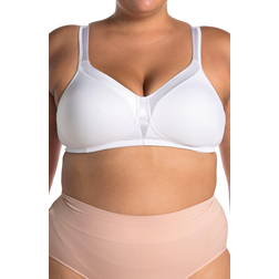 Playtex 18 Hour 4803 Silky Soft Smoothing Wirefree Bras - White