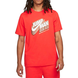 Nike Jordan Jumpman Short-Sleeve Graphic T-shirt - Chile Red/Metallic Gold