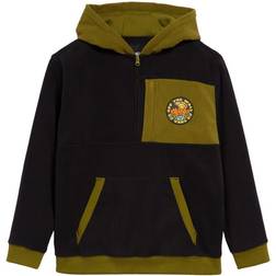 Vans Boy's Street Sport Outdoors Pullover Hoodie - Black/Sycamore (VN0A7PWCZ17)