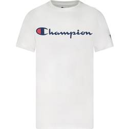 Champion Boy's Script T-shirt - White (8479CB)