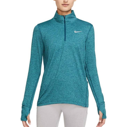 Nike Element 1/2-Zip Running Top Women - Marina/Washed Teal/Heather