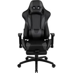 Flash Furniture Racingstolar Konstläder Grå Standard
