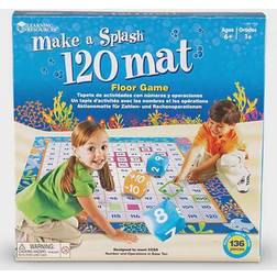 Learning Resources ler1772 tapis de jeu au sol pour compter jusqu'à 120 make a splash de