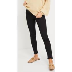 Motherhood Indigo Blue Secret Fit Belly Stretch Ankle Maternity Jeggings Black