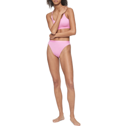 Calvin Klein Pure Ribbed Bikini Brief - Barely Pink