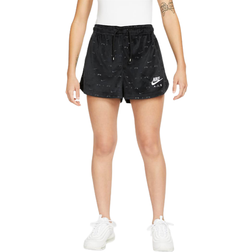 Nike Air Velour Mid-Rise Shorts Women's - Black/White