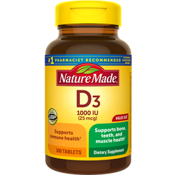 Nature Made Vitamin D3 1000iu 300 st